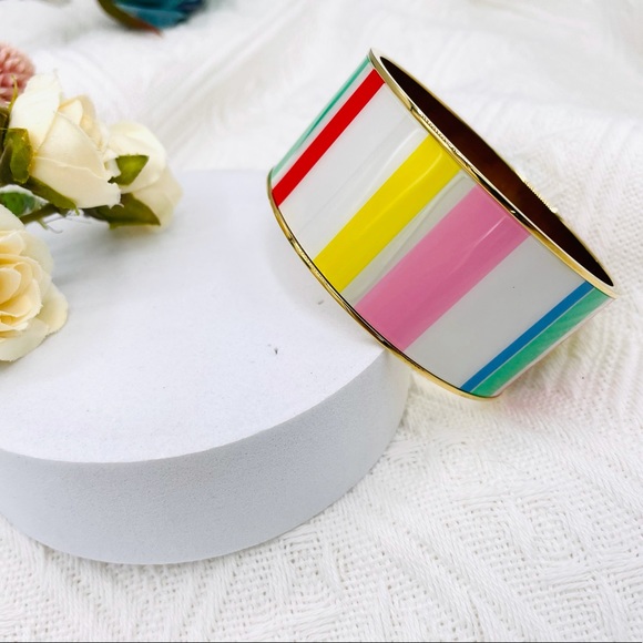 Kate Spade Classic enamel bangle bracelet - Picture 3 of 5